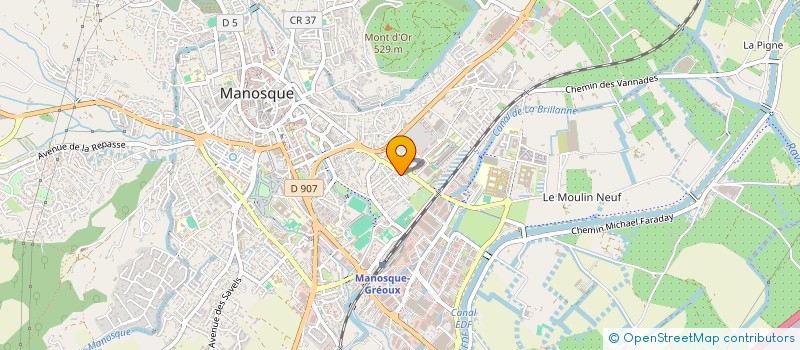 localisation de l'entreprise SC CAMA à MANOSQUE