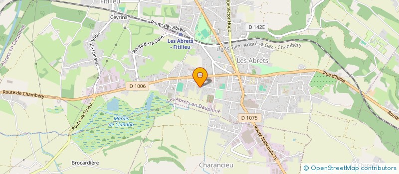 localisation de l'entreprise SC CAMILLE  LES ABRETS EN DAUPHINE