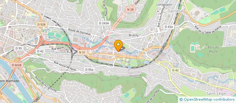 localisation de l'entreprise SC CANDIEU  ROUEN