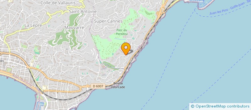 localisation de l'entreprise SC CANON  VALLAURIS