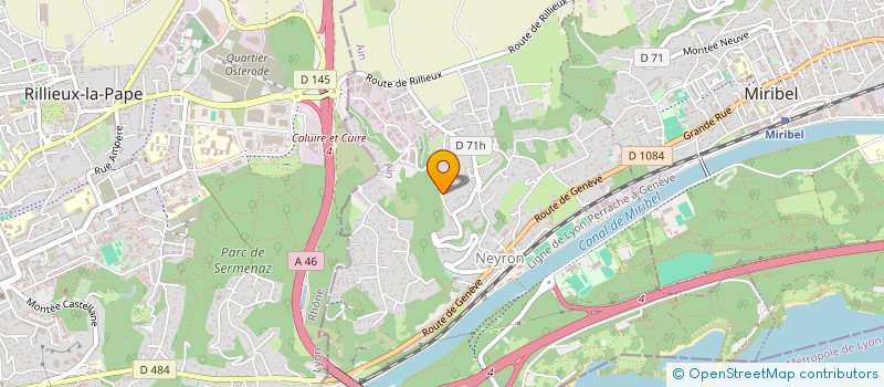 localisation de l'entreprise SC CAP INVEST à NEYRON