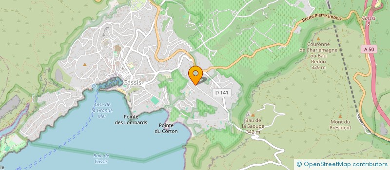 localisation de l'entreprise SC CAP M  CASSIS