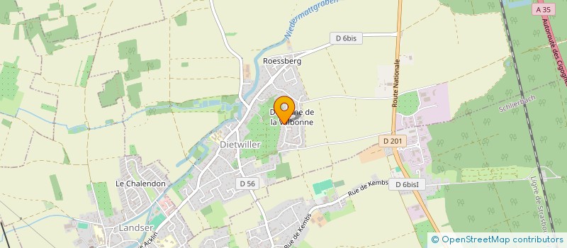 localisation de l'entreprise SC CAPE  DIETWILLER