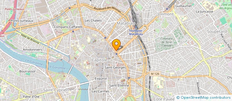 localisation de l'entreprise SC CAPEL INVESTISSEMENT  TOULOUSE