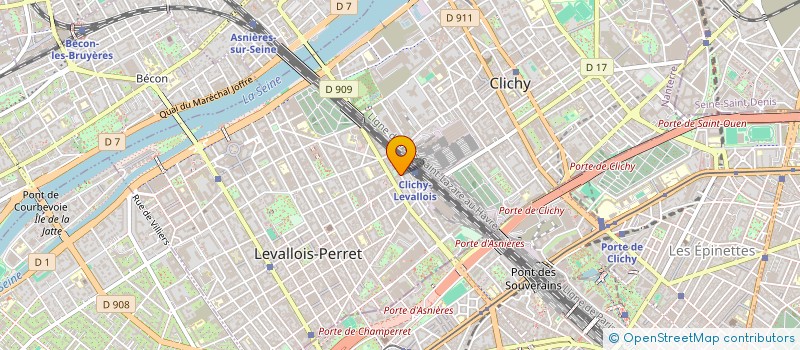 localisation de l'entreprise SC CAPITAL à LEVALLOIS-PERRET