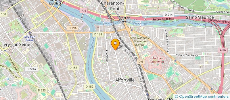 localisation de l'entreprise SC CAPITAL à ALFORTVILLE