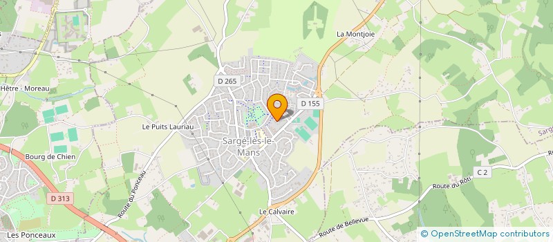 localisation de l'entreprise SC CAPRICORNE  SARGE-LES-LE-MANS