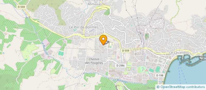 localisation de l'entreprise SC CAPTAIN 6  BORMES-LES-MIMOSAS