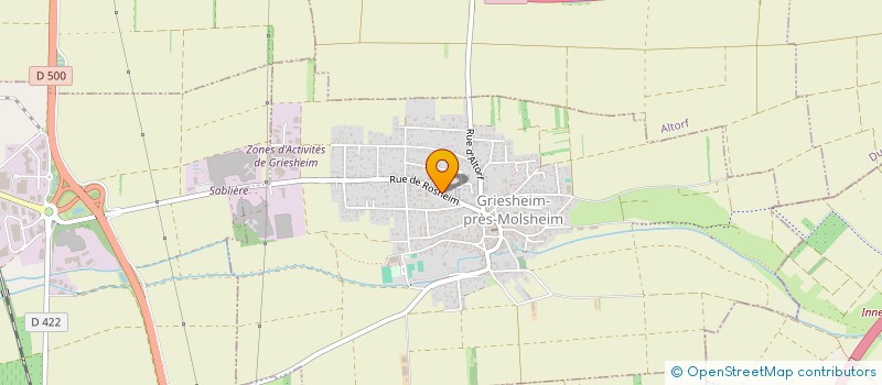 localisation de l'entreprise SC CARL  BISCHOFFSHEIM