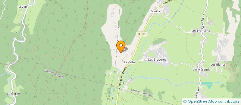 localisation de l'entreprise SC CARLA  LANS-EN-VERCORS