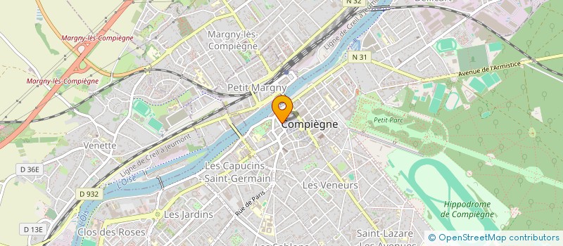 localisation de l'entreprise SC CARPENTIER  COMPIEGNE