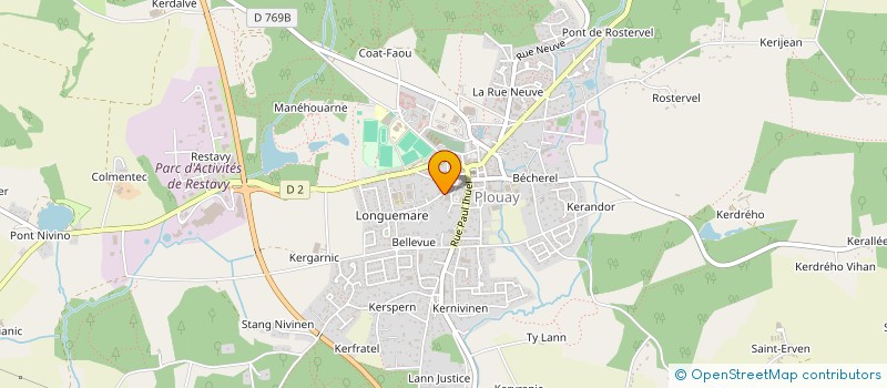 localisation de l'entreprise SC CARRE à PLOUAY