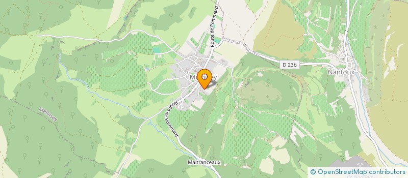 localisation de l'entreprise SC CARRE GIRARDIN  MELOISEY