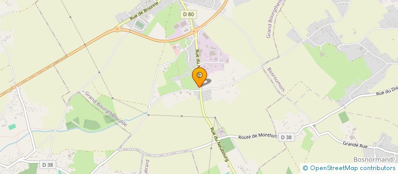 localisation de l'entreprise SC CARROSSERIE  GRAND BOURGTHEROULDE