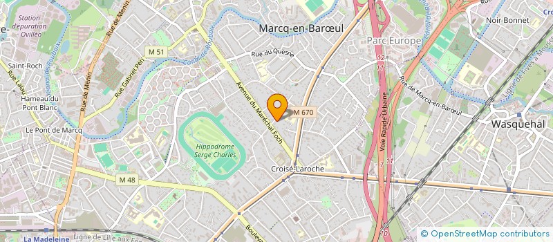 localisation de l'entreprise SC CATHPAT à MARCQ-EN-BARŒUL
