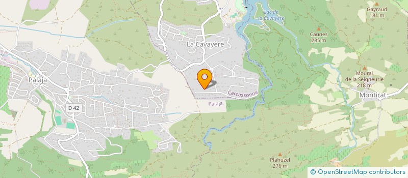 localisation de l'entreprise SC CAZA-INVEST à CARCASSONNE