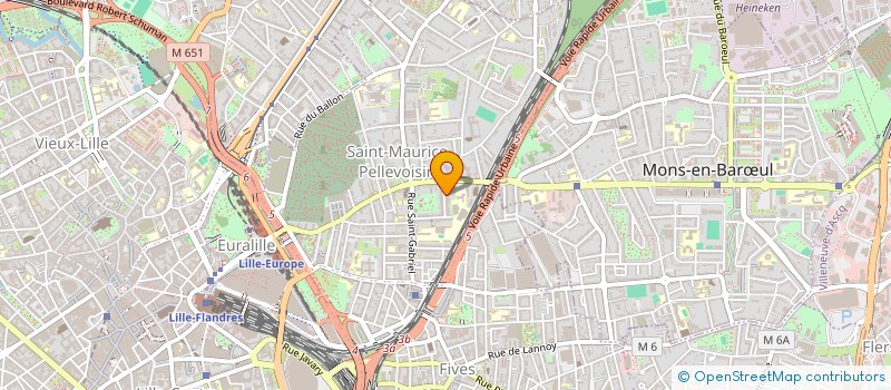 localisation de l'entreprise SC CELINE à LILLE
