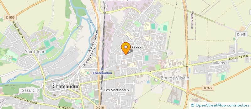 localisation de l'entreprise SC CENTRE IMMOBILIER à CHATEAUDUN