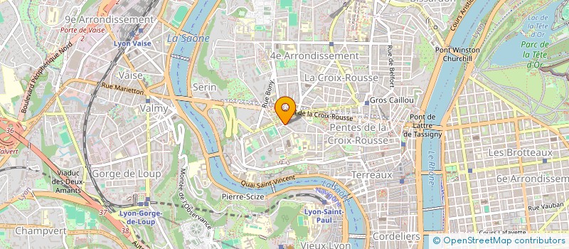 localisation de l'entreprise SC CFX à LYON