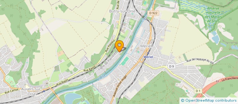 localisation de l'entreprise SC CG  BUTRY-SUR-OISE