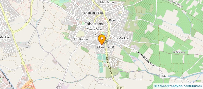 localisation de l'entreprise SC CHABADA PLOMBERIE à CABESTANY