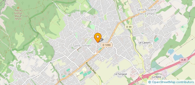 localisation de l'entreprise SC CHALDJIAN ET ASSOCIES à SAINT-ISMIER
