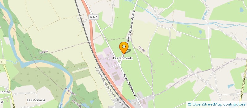 localisation de l'entreprise SC CHAMP MICHEL  AVERMES