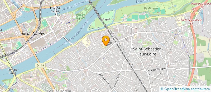 localisation de l'entreprise SC CHANTEMER à SAINT-SEBASTIEN-SUR-LOIRE