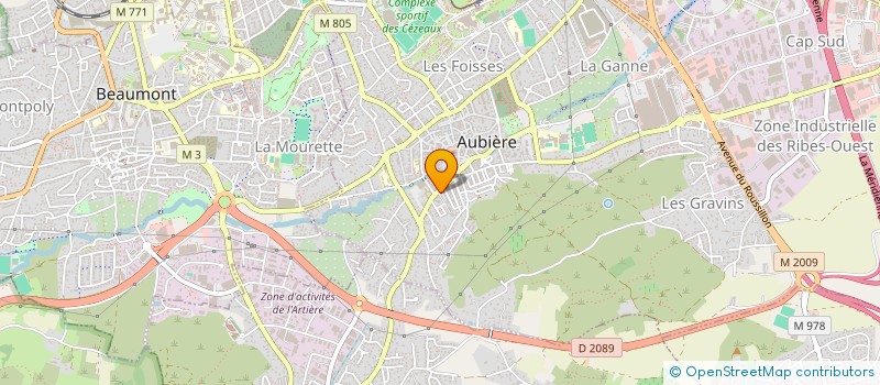 localisation de l'entreprise SC CHARLES & CO  AUBIERE