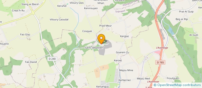 localisation de l'entreprise SC CHARLES GOUNOD  PLOMEUR