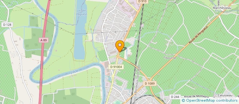 localisation de l'entreprise SC CHARLES MOUEIX  LIBOURNE