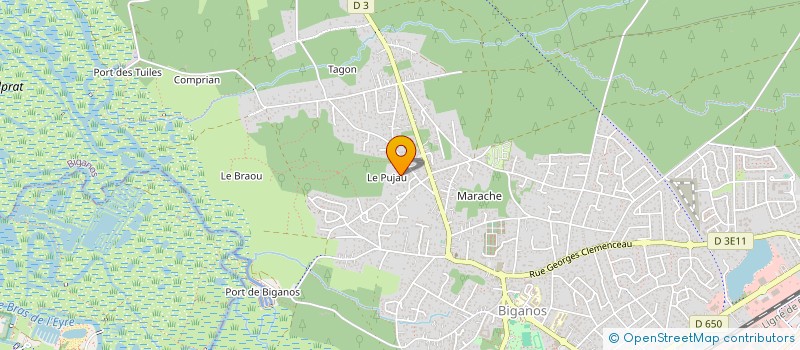 localisation de l'entreprise SC CHARLIETTE  BIGANOS