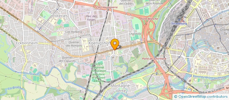 localisation de l'entreprise SC CHASSE DE LIEPVRE à STRASBOURG