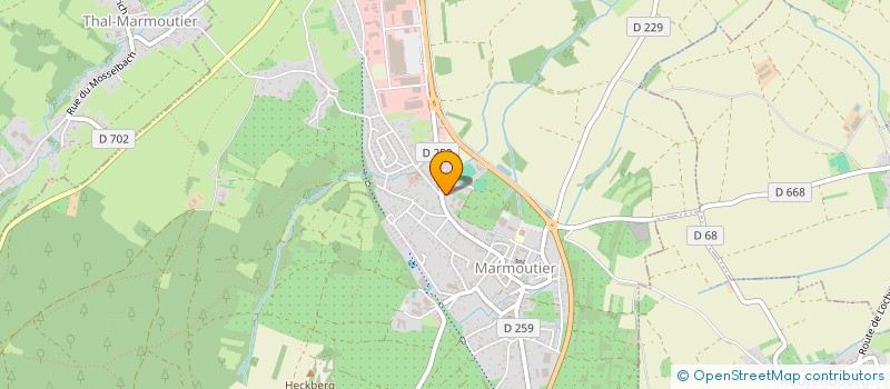 localisation de l'entreprise SC CHASSE MENCKE  MARMOUTIER