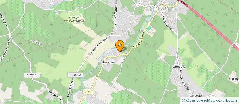 localisation de l'entreprise SC CHATEAU DES FOUGERES à LA BREDE