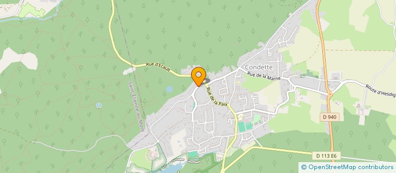 localisation de l'entreprise SC CHATELLE  CONDETTE