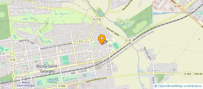 localisation de l'entreprise SC CHETTIBI  BUSSY-SAINT-GEORGES