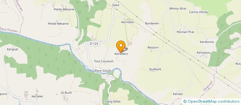 localisation de l'entreprise SC CHEVROLLIER  QUERRIEN