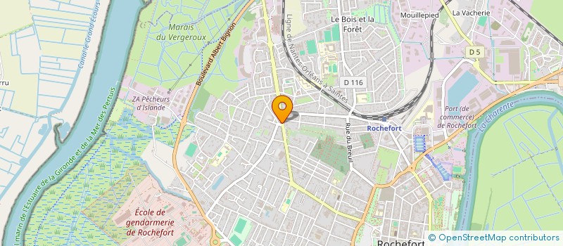 localisation de l'entreprise SC CHOMONTI  ROCHEFORT