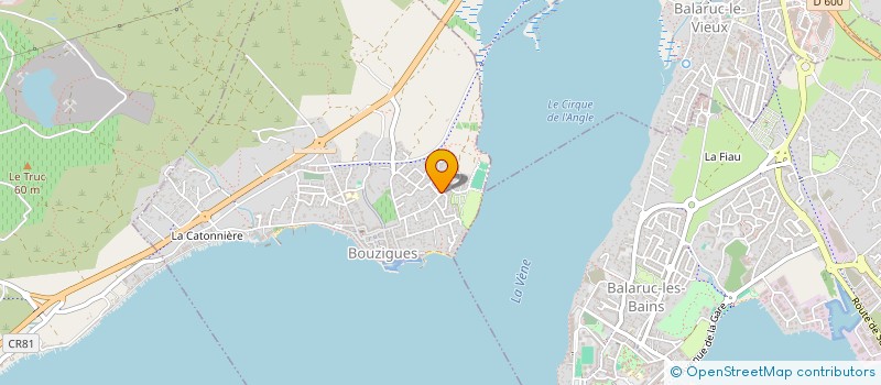 localisation de l'entreprise SC CHOUETTE CROISETTE  BOUZIGUES