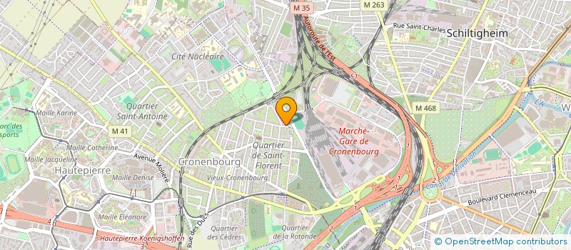 localisation de l'entreprise SC CIS à STRASBOURG