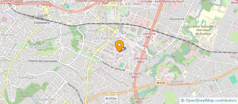 localisation de l'entreprise SC-CJPHB à COLOMIERS