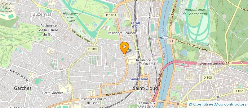 localisation de l'entreprise SC CLEAN à SAINT-CLOUD