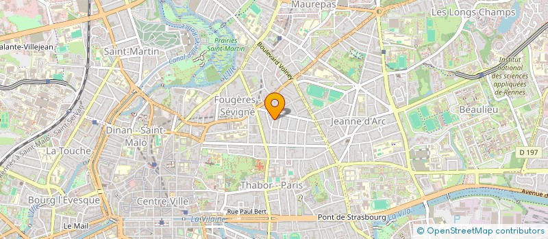 localisation de l'entreprise SC CLEMA  RENNES