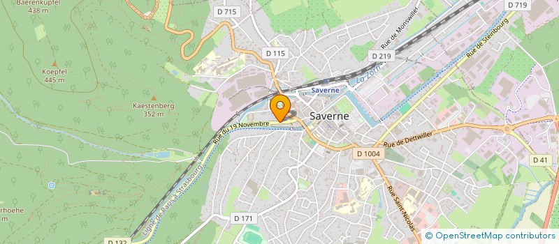 localisation de l'entreprise SC CLEMATOFF  SAVERNE