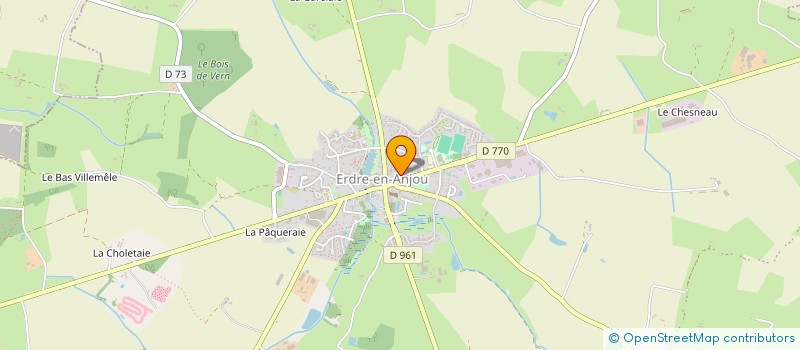 localisation de l'entreprise SC CLEMENT  ERDRE-EN-ANJOU