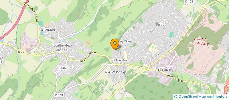 localisation de l'entreprise SC CLIM INVEST  POUILLEY-LES-VIGNES