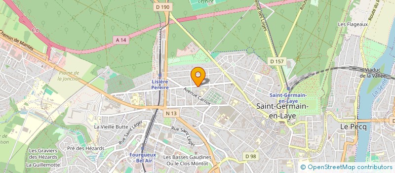 localisation de l'entreprise SC CLJ LES MIMOSAS  SAINT-GERMAIN-EN-LAYE