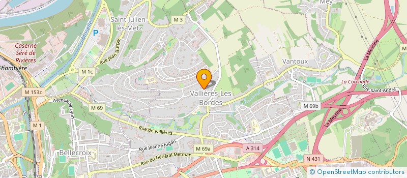 localisation de l'entreprise SC CLN INVEST à METZ