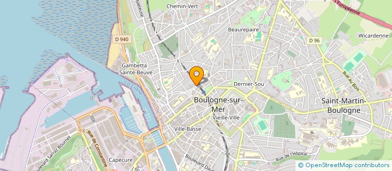 localisation de l'entreprise SC CLOCHEVILLE  BOULOGNE-SUR-MER